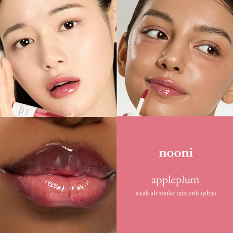 apple seed lip oil set / (applecherry & appleplum)